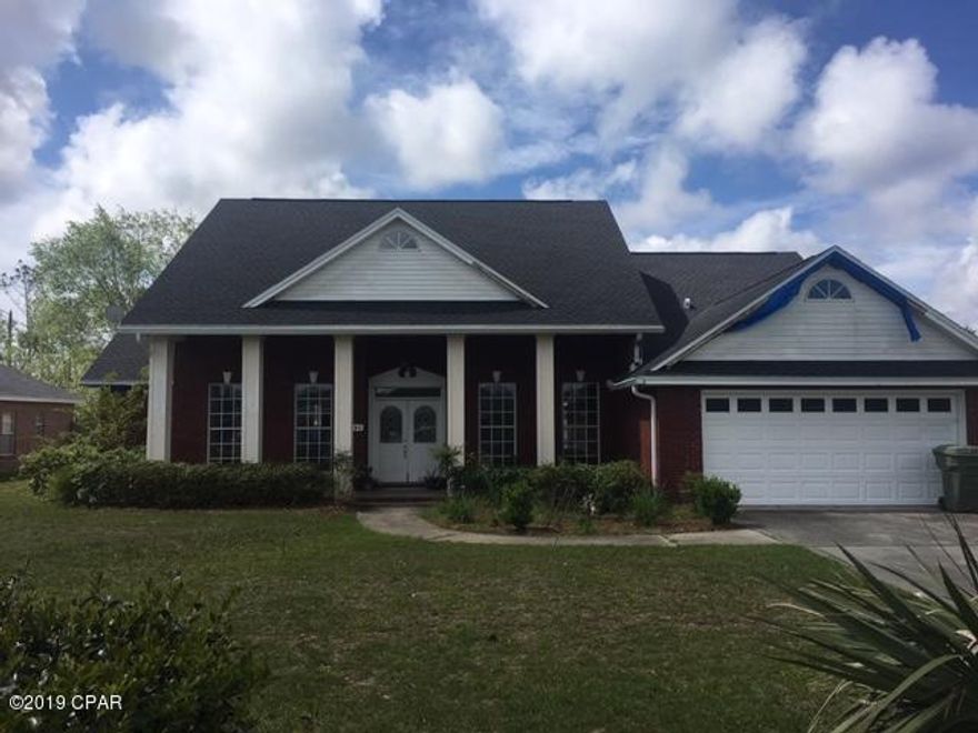 Brick Home in established neighborhood of Lynn Haven's  Mowat Highlands. Home has been mitigated to studs and is ready for customization to buyer's liking. 

All brick, 4 bedroom/ 2 bath with formal dining and formal living room,large family room with wood burning fireplace, kitchen overlooking breakfast nook and family room, master suite with separate tub and shower.  

Large back yard!  All sizes and ages are approximate.