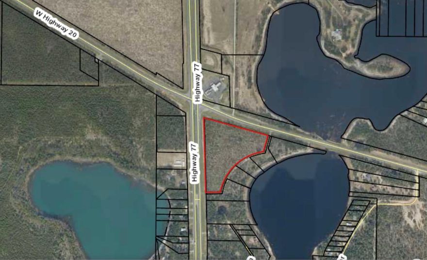 Prime commercial corner location! 8.68 high and dry acres located on intersection with Traffic Light. Property is located at the intersection of State Road Hwy 77 and State Road Hwy 20. This is a Main corridor to Panama City from Interstate 10. Property has 899.17 FT of HWY Frontage on State Road Hwy 77 and 792.42 feet HWY Frontage on State Road Hwy 20. Property is zoned C-3 Bay County. Utilities include Well and Septic- Electric available. Please call for further details...potential out parcels available as well. Florida Licensed Real Estate Agent is Partial Owner.