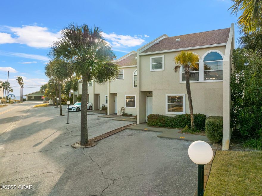 Take a look at this 2 bedroom 2.5 bath in Windsong Condominiums.  These do not come available very often!  Perfect location on the East end for a vacation rental!  Just a few steps to beach access #5 and Schooners!