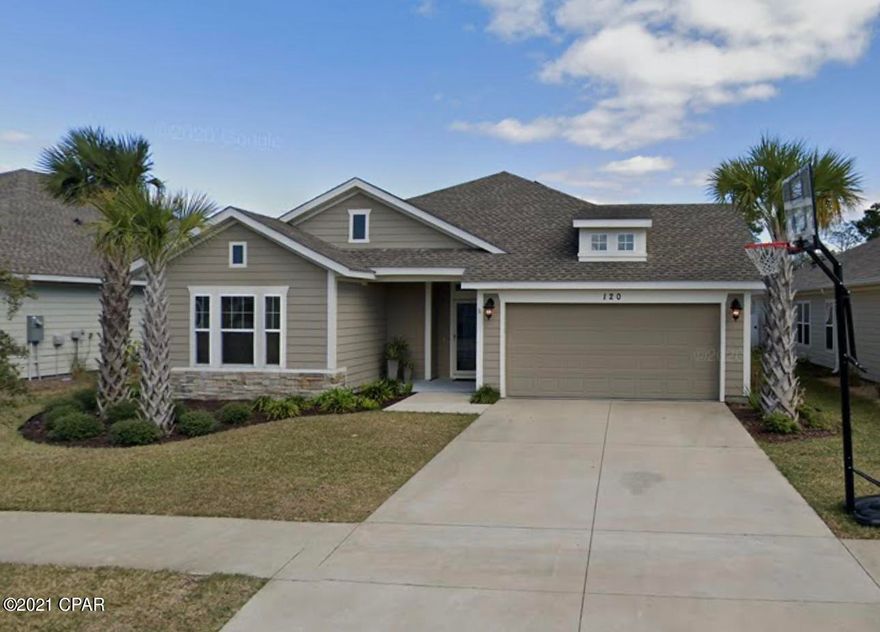 Gorgeous David Weekley Built home with incredible pond views.  This move in ready home is one of the larger homes in Breakfast Point and features 4 bedrooms, 3 full bathrooms, and office, and separate built-in desk area.  Huge Owner's closet to tame the wildest shoppers delights and has laundry room access.  Hardwood floors, quartz counters in an open concept main living area to handle all of your family gatherings or hosting holiday parties.  all dimensions are approximate, buyer or buyer's agent to verify if important.