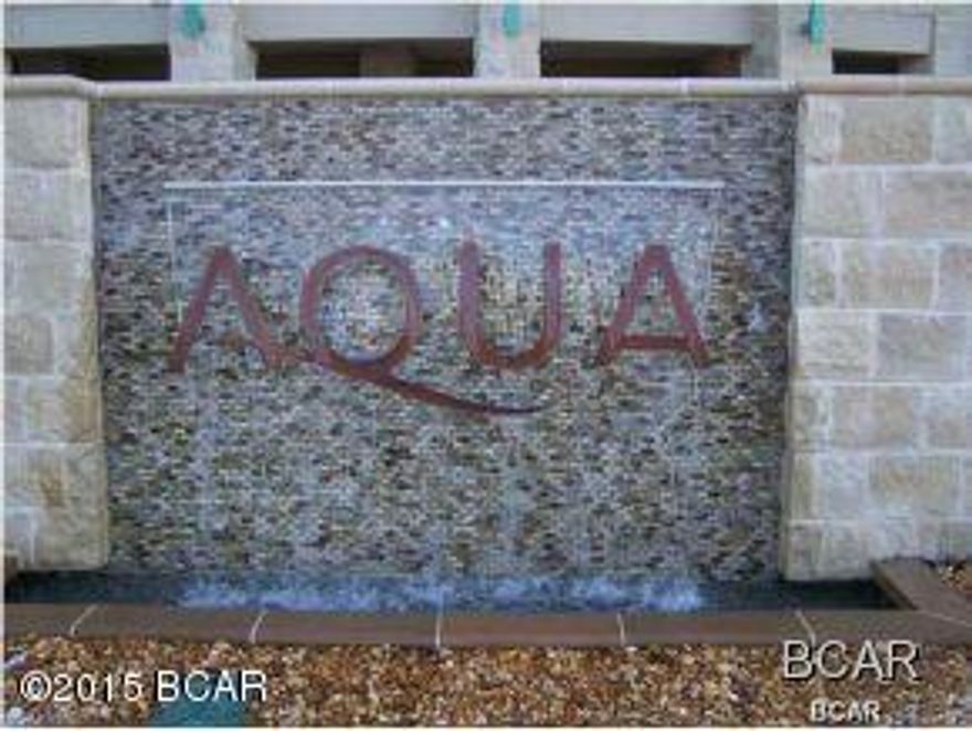 AQUA is a very special resort recognized by many as the area's premier property. Standard with all beach homes are granite counter tops, WI-FI, Kitchen Aid appliances, double sinks in bathrooms, tile, elegant trim, and many other features. 907 has a very popular floor plan, with the master BR on the Gulf, large 2nd BR and separate bonus room. You'll love the very private balcony. This 9th floor home is elegantly furnished and ready to move into or rent. AQUA's amenities are second to none, including an exercise room with TV's,steam room and spa overlooking the pool and gulf of Mexico. There are 2 luxurious pools including and indoor heated area. Developed by Aronov, a diversified development company located in Montgomery, Al. The HOA is solid, and reserves are current.