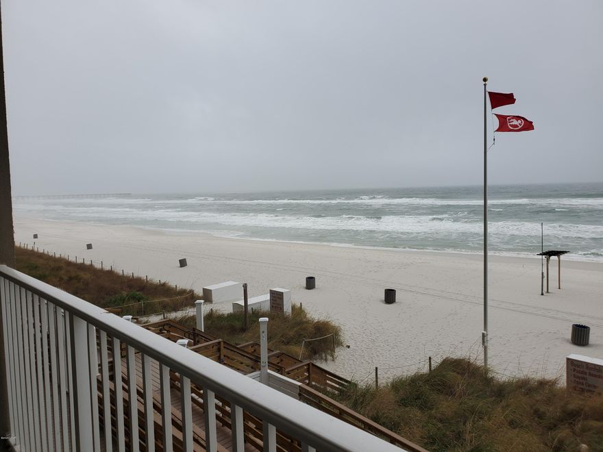 Gorgeous views of the Gulf of Mexico can be seen from this 1BR/2BA with a bunk condo in Tidewater Beach!  This is a great rental investment and it's a lower floor unit which is highly desirable.  The unit is being sold furnished and seller says they grossed $26K plus in 2019!  Tidewater Beach offers its residents and guests two lagoon style pools and one indoor pool, fitness center, tiki bar, conference center, covered parking, and a dedicated beach!  You're also close to Pier Park with tons of dining and shopping options and year round events!  All info is approx and must be verified by Buyers if important.