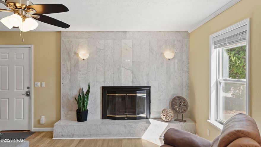 Seller offering concession for buy down on interest rate. A dream beach getaway at this Panama City Beach home with beach access a short walk away. Nestled in a prime location, this beach house offers easy access to shopping, restaurants, and all the attractions that make PCB a beloved vacation spot. Light and bright kitchen, 2 spacious living areas, along with quaint, front patio sitting area The large private backyard is perfect for outdoor gatherings and offering a serene escape after a day at the beach. Outdoor shower adds a practical touch for rinsing off the sand and saltwater. Additionally, there's an accessory unit with electricity, providing endless possibilities. Currently used as a short-term rental, this property offers a fantastic opportunity for passive income. Buyer to verify all information contained herein.

Whether you're looking for a vacation home or an investment property, this beach house has it all. Don't miss your chance to own a piece of paradise on the Gulf Coast. Schedule a showing today and make this beach retreat yours!