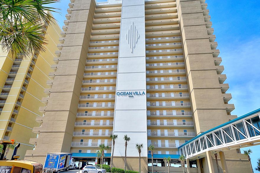 Beautiful two bedroom, two bath GULF FRONT Condo in a popular complex, OCEAN VILLA and in a great location!  This condo has recently been renovated with new vinyl plank flooring, new paint and some new furnishings.  



High ceilings and crown molding add flair to the open kitchen/dining/

living room with a beautiful view of gulf from both living room and the master bedroom.  The large rounded balcony is one of the special features of Ocean Villa. 



There are plenty of closets and linen space with a separate owner's closet located outside of the unit.      



Among the amenities are two pools, one heated and one indoor/outdoor.  Also includes use of saunas, whirlpool, exercise room, and outdoor grills. 

Parking located on the gulf side (two levels) but also on the north side of Front Beach Rd. with a three level parking garage and walkover on the third floor.  This is rental ready and a must see!