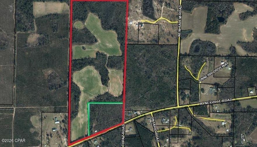 Escape to nearly 100 +/- acres of beautiful farmland just a short drive from town and Interstate 10. There are two different parcels that will be included in the purchase. All areas in outlined in RED on the main photo shall be included. This expansive slice of rural beauty offers wide open spaces, plenty of daylight, and a serene, natural setting ideal for farming, recreation, or future development. The property includes an older dwelling that will need removal, allowing you to envision your own layout and improvements from the ground up. Utilities are in place with a well and septic system on site; however, the condition of these systems is unknown and should be investigated by the buyer. With abundant space, productive potential, and convenient access, this property is a rare find for buyers seeking versatility and space to grow. This purchase also includes parcel # 15-4N-11-0000-0060-0010