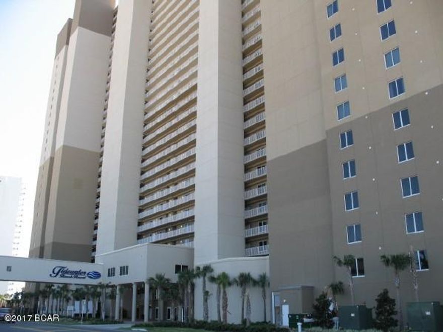 Beautiful Vacation Home and Great Rental Income Opportunity on this very spacious 1865 Sq. Ft. 3 Bedroom 3 Bath Condo at popular Tidewater Beach Resort.

This Spacious Three Bedroom is Fully Furnished and large enough to sleep 10.  Gulf Side Master Bedroom with Glass Sliding Doors to Balcony, Large Master Bath with Separate Tub and Shower & Walk in Closet. Huge Kitchen, Dining and Living Areas lead to Balcony overlooking the Beautiful Gulf of Mexico.  Owners and Guest alike love the amenities. Resort features 636 Feet of Gulf Frontage, a Large Fitness Center with Spas, Saunas, Steam rooms, Coffee Shop, Movie Theater, Two 4200 sq. ft. Pools, 5000 sq. ft. convention/conference facility, Owner's Sky Lounge. Enclosed Walk-over Bridge from parking deck to building. 1/2 mi. West from Pier Park.
