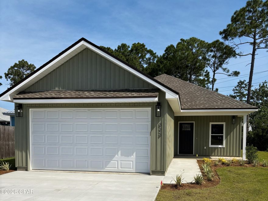 HIDDEN PINES, NEW CONSTRUCTION, almost ready for sale. Don't miss this opportunity to live in a great ESTABLISHED BEACH NEIGHBORHOOD and enjoy all the benefits of a NEW HOME. 
This 4 bedroom, one level  COASTAL COTTAGE includes an OPEN FLOOR PLAN that makes it live large! The great room flows seamlessly into a family sized kitchen that offers high end black stainless appliances, solid counter tops and loads of cabinetry. 
The master bedroom is tucked into a quiet corner and includes a walk in closet and access to the covered back porch. 3 guests bedrooms, a guest bath and a spacious laundry room complete the floor plan.
The exterior offers a 2 car garage, sprinkler system and lots of room for a pool or storage building. 
New constructions allows you to have years of worry free living plus LOW INSURANCE RATES! 
NO HOA and NO Req Flood Insurance.
All this and only minutes to the NAVY BASE, PUBLIX and the white sandy Beaches!
PROFESSIONAL PHOTOS COMING SOON