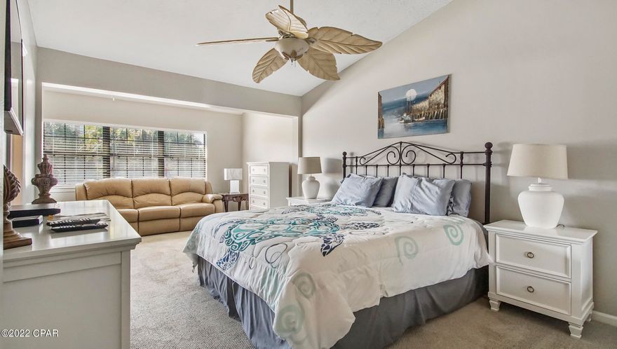 REDUCED! .. LOOKING FOR A SPACIOUS RESIDENCE?  YOU HAVE FOUND IT!  This is a beautiful EXTENDED 2 BR – 2.5 BA ''Glass Back'' model Town home with nice furnishings, sitting room/library/office off master bedroom, downstairs sun room AND a heated pool just steps off your patio!  And, NOT in a flood zone!  Kitchen has granite counter tops.  NEW ROOF in 2017, NEW AC & HW HEATER in 2021. Master bath has been upgraded and expanded in size. Second bedroom has its own private, full bath.  First floor is low maintenance ceramic tile flooring – second floor has Berber carpeting. Back of unit has an extended patio and overlooks the fenced-in heated pool.  This is a ''fee simple'' town home, not a condo – meaning you own the land beneath the unit and the two front parking spaces.  CONTINUED... BEST OF ALL -- THE BEACH CLUB HOUSE AND POOL SIT ON ITS DEEDED BEACH, WITH GATED ACCESS FOR OWNERS ONLY!
..
Gulf Highlands Beach Resort consists of some 65 acres of tennis and shuffle board courts, mini-putt-putt golf, community center, exercise room, 11 pools  5 heated and six others located throughout the complex including one on the beach adjacent to the club house with canteen and rest rooms.
..
The resort is ACROSS THE STREET FROM THE SUGAR SANDS OF THE GULF and is convenient to shopping, restaurants and entertainment venues.  There are only a few of these "extended" Glass Back units in the resort!  If you want a great residence and/or investment property, this property deserves a visit!  THANK YOU!
..
BONUS:  THERE IS SOME ~$6000 IN NET REVENUE BOOKINGS FOR NEXT SPRING  IF THE NEW OWNER WANTS TO PICK THE RENTALS UP!
..
Age, square footage and dimensions are approximates.
..
NOTE:  Realtor is related to the Seller.
..