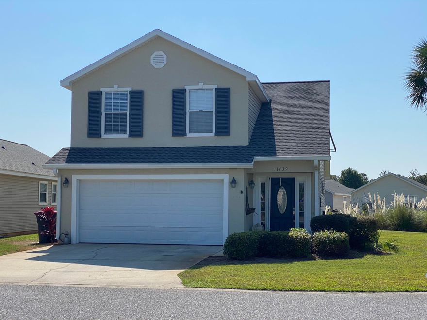 <<<<NOW ACCEPTING A BACK UP OFFER>>>>What a beautiful two Story home located in the lovely Palm Cove subdivision. Maintenance free living with the HOA handling all your landscaping and community pool. One of the best homes in the neighborhood, situated on a corner lot, that offers so much more yard space and privacy. Beautiful hardwood floors throughout. Originally a 3 Bedroom home, and can be easily returned to the 3 bedroom plan with a simple modification. New roof, New exterior siding, new tile installed in the kitchen, and bath. New interior paint and new

Bedroom doors.