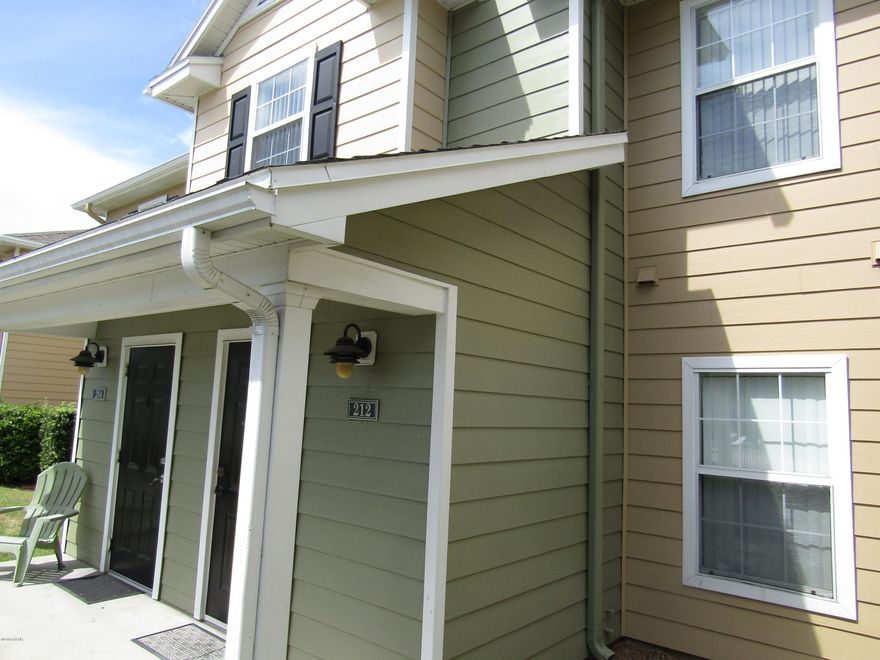 Nautilus Cove- 3 bedroom, 2 bath upstairs unit that faces the pool! Features include split bedroom floor plan, open living and dining areas, kitchen with breakfast bar & stainless steel appliances, laundry hookups. Water, sewer, Garbage and grounds keeping are included. Community has pool, playground and picnic area.