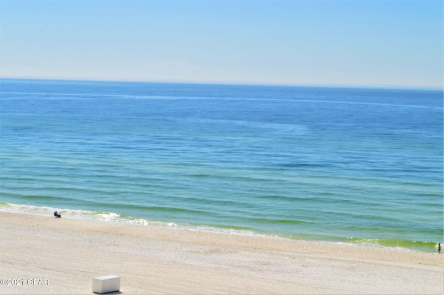 Gulf views from this Sunbird condo!  This 1BR/1BA unit is in the west building and has a balcony.  The unit is being sold AS-IS, but with some TLC and updating, this would make a great rental investment or second home!  The HOA has replaced the windows,  balcony doors and railings, and they continue to work on the exterior of the buildings. Sunbird is a gulf-front complex with gated entry, three swimming pools (1 heated), exercise room, and it's walking distance to several restaurants and shopping.  All info is approx and must be verified by Buyers if important.;