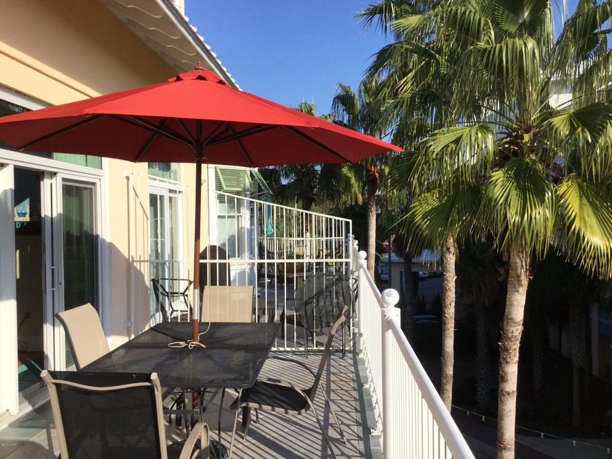 This beautifully decorated, spacious two bedroom condo in the Downtown area of Carillon Beach will not last long! There is an open Living and Dining Room Floor plan with easy access to the kitchen, which includes new appliances, a half bath and a spacious balcony with views of Lake Carillon that make up the first floor. On the second floor, you will find two large bedrooms with private baths.  From both of these bedrooms, you will enjoy lake and gulf views! This condo also offers a huge storage closet! Carillon Beach has easy beach access and there is use of all Carillon amenities! Don't miss the opportunity to own a piece of paradise!