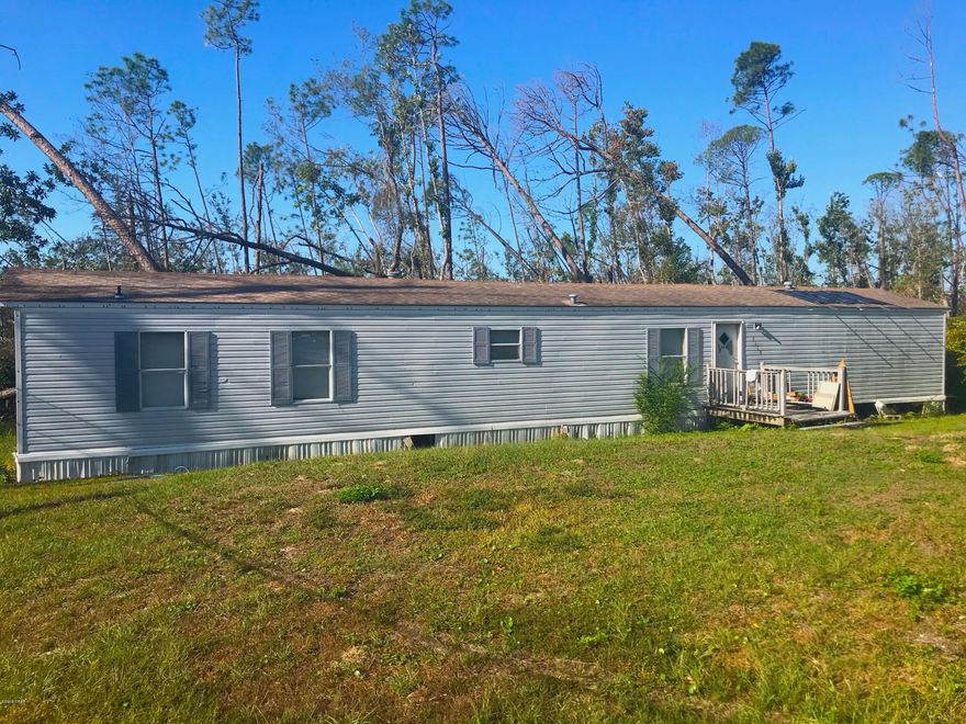 AMAZING fix & flip or investment opportunity with this 3 Bedroom / 2 Bathroom modular home in Panama City! The home is 1,216 sqft. (heated) and sits on a HUGE LOT in the Cross Creek Heights neighborhood. Although this property has some damage from Hurricane Michael, the interior repairs are minor; but it will also need a new roof. The home was built in 1995, has a great floorpan and definitely would not take much to get it in tip-top shape. Don't wait long because at this price this one WILL NOT LAST LONG!     ----- CASH BUYERS ONLY -----