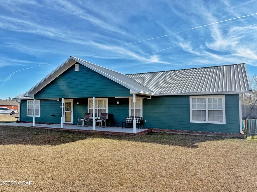 Welcome home to this beautifully updated 4 bedroom, 3 bathroom residence set on a spacious 1.9-acre lotâ''the perfect blend of modern comfort and rural living. The open floor plan features vaulted ceilings, creating an airy, inviting feel the moment you walk in. The updated kitchen is a standout with creamy white cabinetry, granite countertops, modern appliances, and a custom concrete epoxy island complete with a built-in drink fridge.
The large master suite offers a peaceful retreat with its own en-suite bathroom featuring a beautifully tiled shower plus a convenient washer and dryer. Three additional bedrooms and baths ensure plenty of space for family or guests.
Outside, the fenced backyard is ideal for pets or children to play safely. For hobbyists or those needing extra storage, the property includes a large insulated workshop with a roll-up door and mini-split air unitâ''perfect for year-round use. The oversized garage boasts durable epoxy flooring, and the roof was replaced in 2019, offering peace of mind.
Modern style meets country charm in this move-in-ready homeâ''your private retreat just waiting to be enjoyed