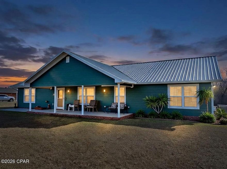 Welcome home to this beautifully updated 4 bedroom, 3 bathroom residence set on a spacious 1.9-acre lotâ''the perfect blend of modern comfort and rural living. The open floor plan features vaulted ceilings, creating an airy, inviting feel the moment you walk in. The updated kitchen is a standout with creamy white cabinetry, granite countertops, modern appliances, and a custom concrete epoxy island complete with a built-in drink fridge.
The large master suite offers a peaceful retreat with its own en-suite bathroom featuring a beautifully tiled shower plus a convenient washer and dryer. Three additional bedrooms and baths ensure plenty of space for family or guests.
Outside, the fenced backyard is ideal for pets or children to play safely. For hobbyists or those needing extra storage, the property includes a large insulated workshop with a roll-up door and mini-split air unitâ''perfect for year-round use. The oversized garage boasts durable epoxy flooring, and the roof was replaced in 2019, offering peace of mind.
Modern style meets country charm in this move-in-ready homeâ''your private retreat just waiting to be enjoyed