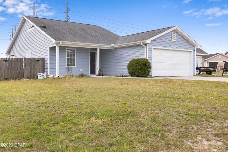 This Three-bedroom Two Bathroom well Maintain Home Located at 3008 NOWELL COURT, Sits on a Corner Lot. The home features a very spacious living area, two car garage (which owner used as a fourth bedroom but are willing to turn it back into garage. also, the garage door has a dent in it, but owner's contractor will be replacing are repairing). gorgeous flooring flowing though out the home, this spilt open floor plan is beautiful. Covered patio and large laundry room. Kitchen feature roomy working space and stainless Steele appliance.

New roof in December 2018 and New vinyl siding July 2021.