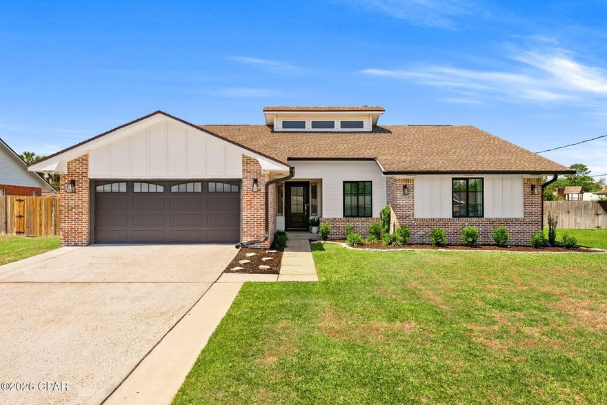 This well-maintained 3 bed/2 bath home is located in the heart of Panama City on a spacious .37-acre lot! Step inside to find a functional and inviting layout with generous living areas, ideal for both everyday living and entertaining. The most recent upgrades are a new HVAC in 2023, new roof in 2018, a new dishwasher installed in 2023, and a beautifully updated guest bath in 2025. The back yard is fully fenced in, perfect for pets, kids and backyard entertaining. This house is just minutes from shopping, dining, and the beach. Move-in ready and full of value, don't miss it!