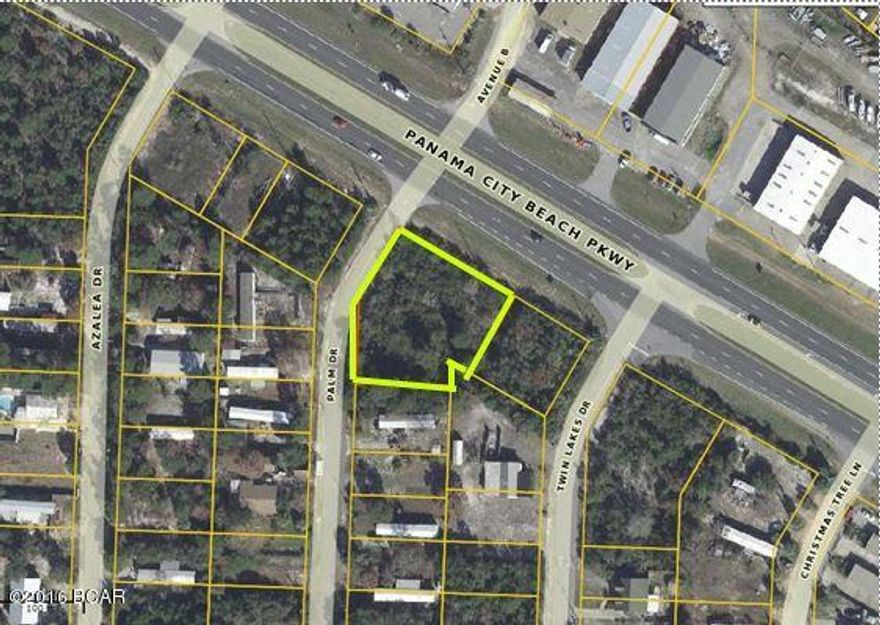 Great oversized corner lot in the highly desirable west end of Panama City Beach.