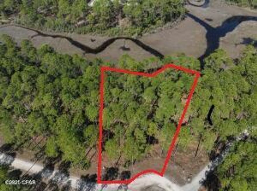 CURRENTLY UNDER CONTRACT, SELLER WILL CONSIDER BACKUP OFFERS!   This beautiful, wooded .66-acre Lot is located inside the gated, waterfront community of RiverCamps. Great buildable Lot located on a quiet cul-de-sac near the boat ramp and backing to the marsh where wildlife abounds. RiverCamps is Panama City Beach's best kept secret. 1500-acre gated community on the water surrounded by West Bay, IntraCoastal Waterway and Crooked Creek. Less than 450 homesites on 500 acres with the remaining 1000 acres committed to conservation. RiverCamps is ideally situated less than 10 minutes from the airport, 10 miles from the famous white sandy beaches and a world away from the traffic and crowds. Owners enjoy private community boat ramp, day-use boat slips, dry boat storage, unlimited use of kayaks, canoes and paddle boards. There are over 7 miles of trails to explore the natural habitat making RiverCamps unlike any other neighborhood in Panama City Beach.