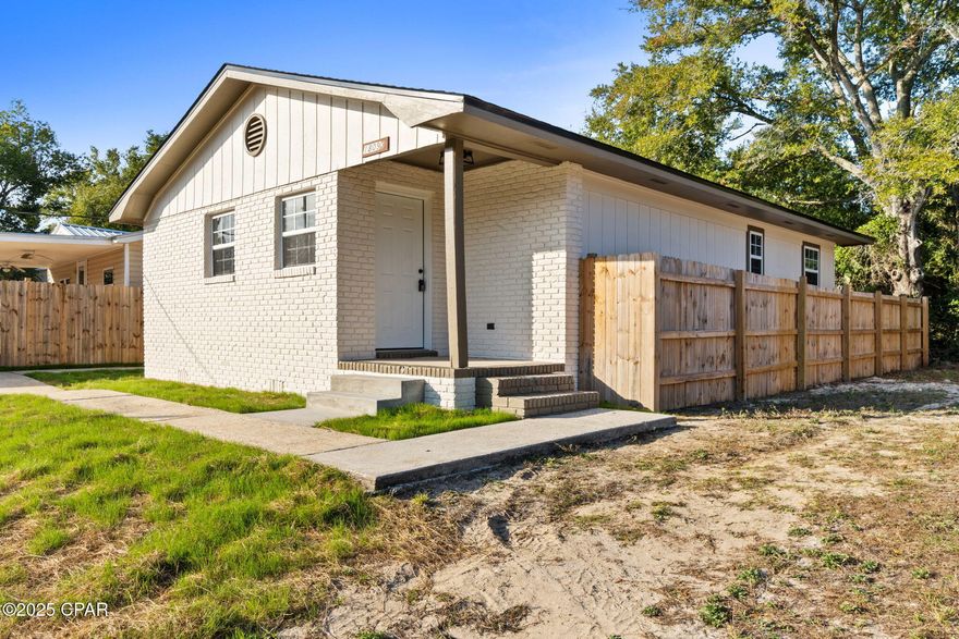 'CURRENTLY UNDER CONTRACT, SELLER WILL CONSIDER BACKUP OFFERS. Completely Renovated and Move-In Ready!

This beautifully updated 2-bedroom home has been fully renovated from top to bottom, offering peace of mind and modern comfort at an incredible value. Recent upgrades include a new roof, new HVAC system, new hot water heater, and a new privacy fence.

Step inside to find a spacious kitchen featuring brand-new cabinets, sleek countertops, and stainless steel appliances. The home also offers updated flooring throughout, a large laundry room, and a fully remodeled bathroom designed with fresh, contemporary finishes.

The brick façade gives the exterior a modern and sophisticated look, adding great curb appeal.

Perfect for first-time buyers, downsizers, or investors, this home combines quality, style, and value in one package — a must-see!