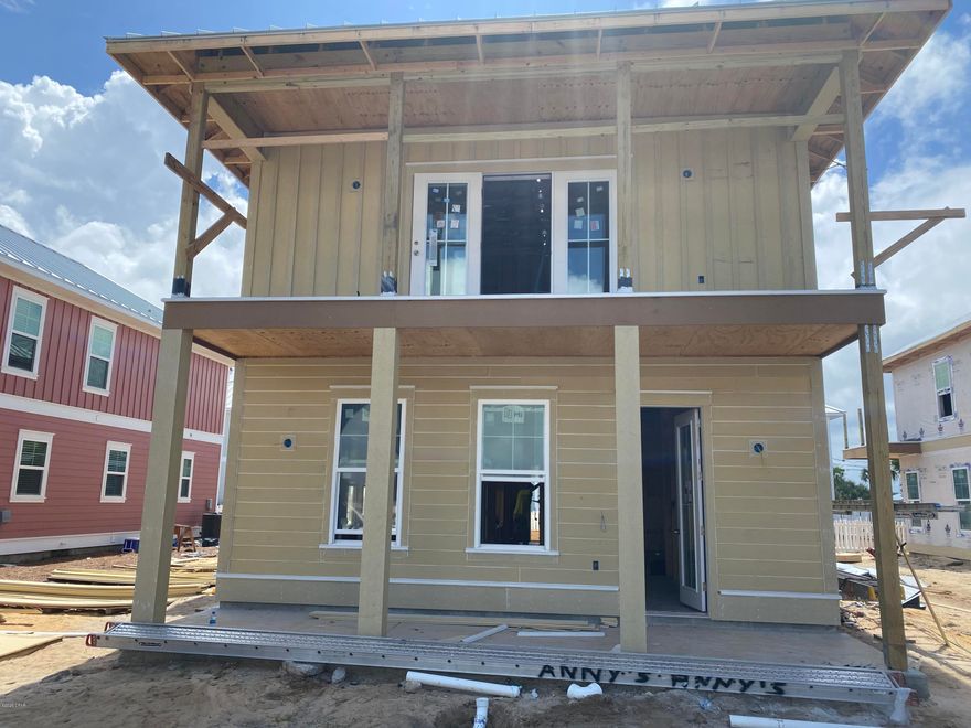 UNDER CONSTRUCTION! PICS NOT ACTUAL.  PANAMA CITY BEACH RENT Ready/Thomas Dr N-GULF VIEW- $100,000 estimated rental income! 4 BEDROOMS-3 1/2 BATHS INCLUDES PRIVATE POOL, NO HOA & BUNK ROOM-Located just Steps to the beach between Access #8 & #9 & a short stroll to Schooners. Home features top quality vinyl plank flooring and tile, stainless steel appliances with solid surface counters. Covered lanai just off the pavered pool deck with large covered front porch & balcony just off the 2nd floor Master Suite to enjoy the Gulf views. Two large bedrooms (first floor and second level) with en-suite baths, bathtub (2nd floor) each with separate tiled showers and large walk-in closets. Bonus Bunk room.  Verify all info.