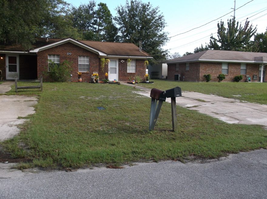 This is a 1-story brick duplex unit with a nice sized yard, stove/oven, refrigerator, washer & dryer connections, central heat & air but not pet friendly.  Pest control is included and may be viewed by appointment/move in after Sept. 1st.