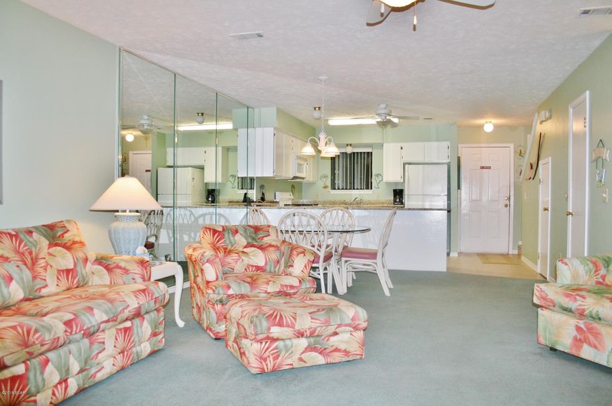 This is a very nice 2 BR ''Glassback'' with 2.5 Bath. The Kitchen has new Granite Counter Tops and Tile Floor. The Roof is 2 years old, A/C & Furnace are 1 year old, Water Heater is 1 year old, and all other appliances around 5 years old. This unit is conveniently located across from the Putt Putt Course and the Heated Pool is out back. This "Gated Resort" features 11 Pools (5 Heated), 4 Tennis Courts (2 Lighted), An 18 Hole Putt Putt Golf Course, several Shuffleboard Courts, a Conference Center, Fitness Center, Wi-Fi rooms, and a Clubhouse with a Pool directly on the Beach... there is NO EXTRA CHARGE to use any of these amenities. This Resort is great for Walking, Jogging, and Bike Riding. You even own the 2 Parking Spaces in front of your unit along with the Front & Back Yard. NO Elevators to wait on and NO hunting for a Parking Space! This is not a "Condo", so they are much easier to This "Gated Resort" features 11 Pools (5 Heated), 4 Tennis Courts (2 Lighted), An 18 Hole Putt Putt Golf Course, several Shuffleboard Courts, a Conference Center, Fitness Center, Wi-Fi rooms, and a Clubhouse with a Pool directly on the Beach... there is NO EXTRA CHARGE to use any of these amenities. This Resort is great for Walking, Jogging, and Bike Riding. You even own the 2 Parking Spaces in front of your unit along with the Front & Back Yard. NO Elevators to wait on and NO hunting for a Parking Space! This is not a "Condo", so they are much easier to get a loan on. The HOA dues are only $420/Qtr equals ($140/month) the dues include trash, cable, some pest control, termite bond, lawn mowing, sprinklers, and of course ALL the amenities. Gulf Highlands Beach Resort is Great for Weekly Rentals, Snowbirds, or for that Affordable Getaway Home at the Beach!!!  There is a 2 pet maximum per unit with a 25lb weight limit per pet. Age, SF, and Dimensions are approximate... please verify if important.