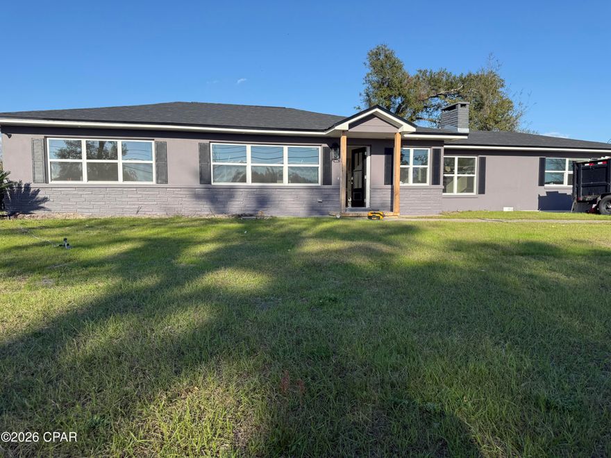 Full remodel to include - plumbing, HVAC inside and outside w duct work, all new electrical, added master suite with bath, new windows, new doors, updated top to bottom