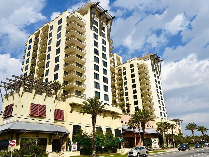 Welcome to the luxurious Origin at Seahaven!  This lovely and spacious Studio Condo is at a prime location for wonderful direct views of the Gulf and Pool Terrace, right from inside the unit or from the balcony.  This unit offers one the largest living area for a studio floor plan.  Other amenities to enjoy include Hot Tub, Gym, Game Room and Theatre!  Centrally located within walking distance to Gulf World, Pier Park and many area attractions.   Call today for your private tour!