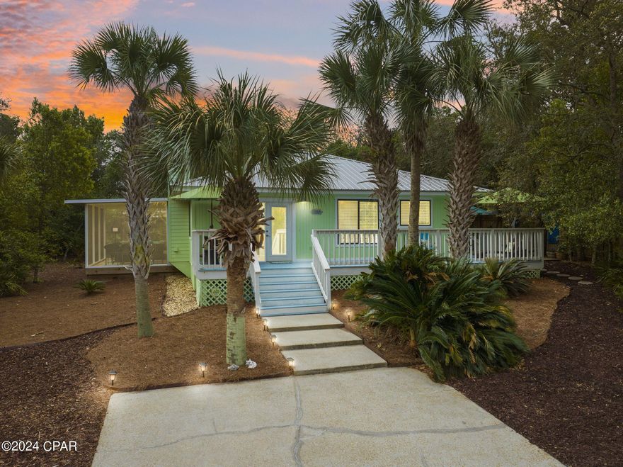 UNLIKE ANYTHING ON THE BEACH!!!

Incredible privacy, the most unique outdoor living areas you will find in PCB, seconds to the beach, and a price that is truly unmatched (with no HOA's)... The perfect beach home does exist, and this newly updated Beach Bungalow truly offers all the sought-after traits seldom found in one single home (Location, Space, Privacy, and Price)!

LOCATION: When it comes to location, you would be challenged to find a home in a better area. Located on a private wooded cul-de-sac in the highly coveted west end of the beach, this home is merely seconds from beach access 69. It is so close to the beach, you can actually smell the salt air and hear the seagulls on a peaceful day. As the 30A corridor continues to expand towards PCB, values on the west side of the beach continue to rise. And with Pier Park and some of PCB's most highly rated restaurants just a short distance away, this unique home offers an incredible opportunity to own your very own piece of paradise, located right in the heart of all the best PCB has to offer! 

SPACE: If you are looking for a fully furnished turnkey home that is the perfect size for a small family, or one that comfortably sleeps 6 as a rental, you just found everything you ever wanted - and so much more! This Dream Home offers vaulted ceilings in the main living area, 2 cozy bedrooms, 2 newly remodeled coastal style bathrooms, a large living room complete with a boutique fireplace, a beautifully designed wet bar, and a newly updated modern kitchen. This home is completely updated in every way - and ready to go!

And the outdoor living areas... there are simply no words to describe the magic you feel surrounding this home. Mother Nature takes center stage from the newly added screened in living area on the east side of the home. This area is beyond incredible as it is large enough to entertain the entire family, yet peaceful enough to enjoy the perfect cup of coffee or glass of wine while getting lost in your own thoughts. The front of the home welcomes you with an expansive wrap around deck, fully equipped with high end loungers/umbrellas. And the west side of the home features a truly unique opportunity to connect to the world around you. Beautiful stone pavers combined with a wooden deck, provide the perfect setting. Relax by the unique fireplace and explore a new book, grill out with your family/friends, or simply take a break from the day and enjoy the breeze amongst all the natural shade... One look and you will agree that the outdoor space in unlike any other home on the beach!

PRIVACY: Although the Location and Space are impeccable, the unbelievable Privacy is truly where this home outshines the rest. When it comes to beach homes, finding one with a fenced yard large enough to chase after any expansion dreams you might have (RV Parking/Boat Parking/Pool/Garage/Etc.) is very rare. Add the fact that this home is located at the end of a private wooded cul-de-sac, you can rest assured knowing that your serene oasis is protected from the fears of unknown future development! 

PRICE: Last but certainly not least, finding a home that offers all of these incredible traits at this price is non-existent in all of PCB. When you add in all the recent interior updates, new HVAC, new water heater, and new outdoor living areas... this home is perhaps the most incredible hidden gem on the entire beach!

And if you are an investor looking for a ''can't miss'' opportunity, how does an 8%+ annual ROI (including appreciation) sound?!?

Unbelievable location, ample space, serene privacy, and unbelievable pricing have never coexisted in such perfect balance!

Welcome to Paradise!!!