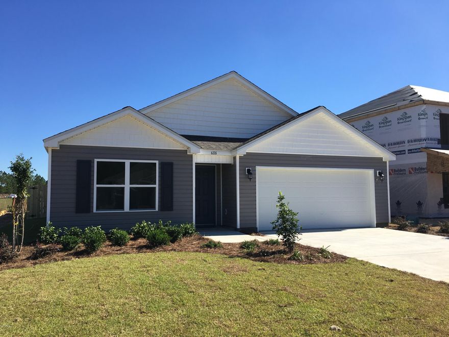 Come and see Barrett's Park at Olde Towne Village, a wonderful community for your family to call home. The Cali is 1,774 square feet with 4 bedrooms/ 2baths and lives large with its open concept living area, kitchen, and dining area. The kitchen has a great island with breakfast bar and stylish wood look vinyl floors. Your spacious master suite includes a generous walk-in closet and master bath with a garden bathtub and separate shower. Just a short drive to Tyndall Air Force Base.