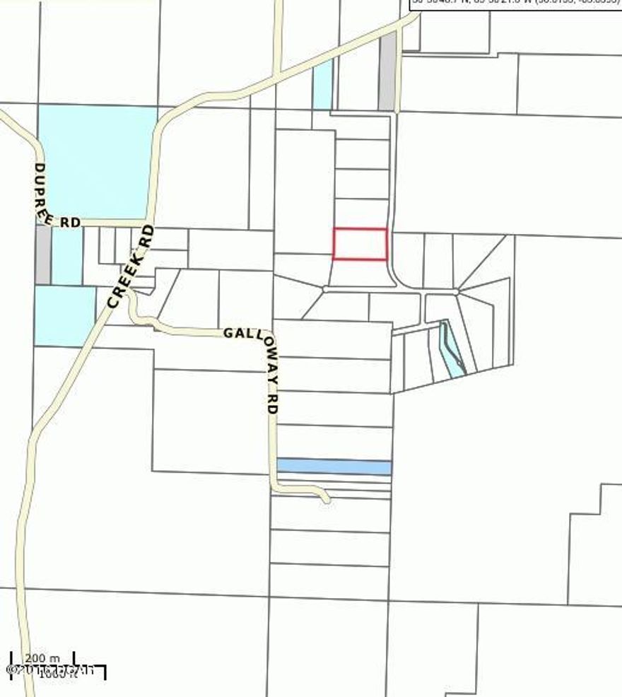 4.5 acres in the Creek Run subdivision.