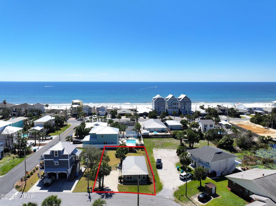 Welcome to your dream Laguna Beach cottage. This cottage is located only 1 block from the sugar white sands of the Gulf. This Florida Beach Cottage, with 2 bedroom, 2 bathrooms and a bunk room, is the perfect beach get away. A great place to make family memories. For investors, this cottage is set up for rentals. When this home was bought in April, 2010, it was totally gutted and rebuilt.  Make an appointment to see this Beach home today!