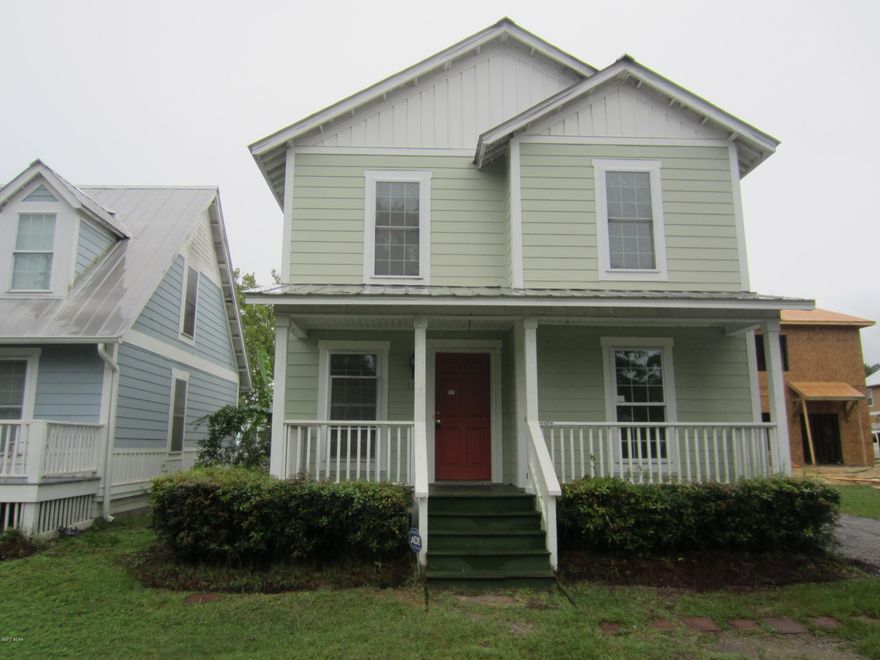 Big News...This adorable 2 story 3 bedroom 2 1/2 bath home in Callaway Corners with front and back porches, convenient to shopping and schools, is now available at a GREAT PRICE. Home features great floor plan, hardi siding, state-of-the-art Geo-thermal heating and cooling, coastal trim package, wood cabinets, tile, wood and carpet flooring, metal roof.  HOA includes yard maintenance.  Info to the best of our knowledge