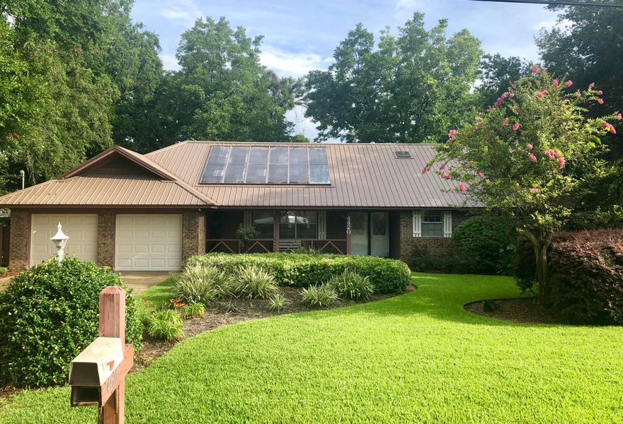 Lovely solid brick home just footsteps away from North Bay and Florida State University!! This is a nice little tucked away subdivision that is canopied with beautiful mature oak trees. Close to town and to the beach...the best of both worlds! This 3 bedroom, 2 bath home has been well very maintained. Home features, formal dining room, den, kitchen with breakfast bar, large laundry room, workshop/yard building with electric in backyard and a 2 car garage. The yard is beautifully landscaped with a sprinkler system. *Homeowner has had a home inspection and made requested repairs prior to listing. *Homeowner also has a termite bond with local pest company that is transferable. Call today to see this property!! All room sizes approximate please verify if important.