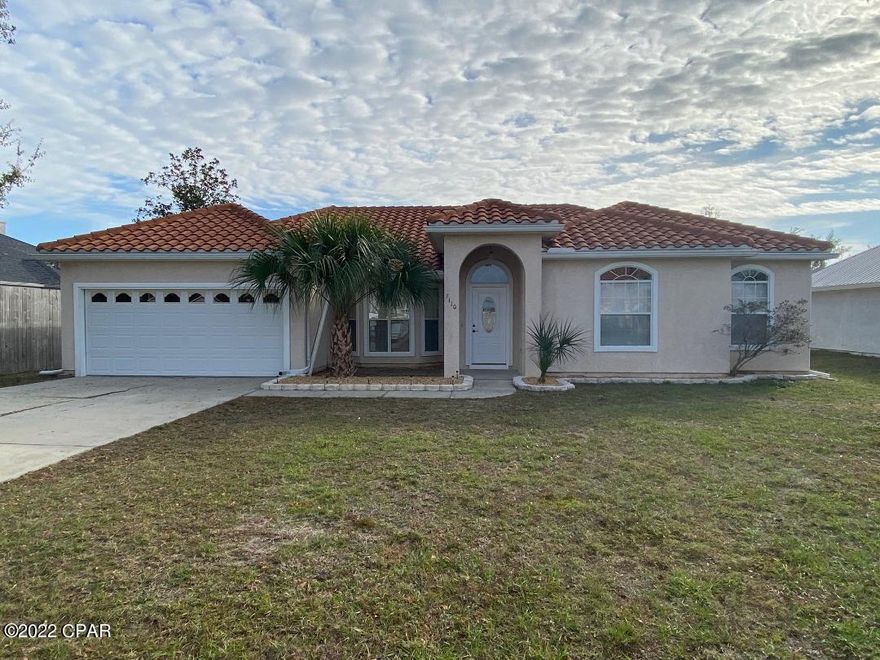 A MUST SEE - 4/2 on quiet cul-de-sac near TAFB - new LVP flooring in bedrooms and ceramic tile floors; all new interior paint, window treatments, fixtures, toilets & ceiling fans. W/D included. 2-car garage. Landscaping included! Small dog ok with pet deposit, restrictions apply. Sorry no cats.
