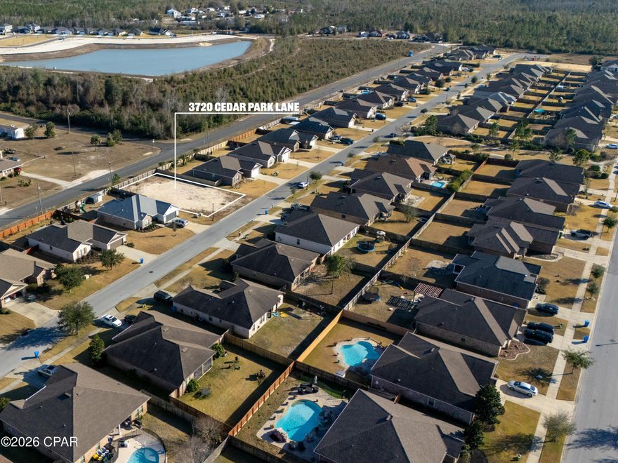 Imagine what you can build here, a place to create your home on this buildable vacant lot in the Cedar Park Subdivision of Panama City. The lot has already been cleared and filled and is ready for construction, with access to electricity, public water, and public sewer available.

Cedar Park is a well-maintained community with a professionally managed homeowners association and established building guidelines. The neighborhood allows for the construction of a single-family residence with a minimum of 1,400 square feet. Additional details regarding building requirements are available upon request.

With several reputable custom builders in the area, this property offers flexibility to create a primary residence, a retirement home, or an investment property - recent local MLS data supports strong long-term monthly rental rates, suitable for your investment goals.

The location provides convenient access to major destinations, including the growing Tyndall Air Force Base, revitalized downtown Panama City, downtown St. Andrews, shopping, dining, and entertainment. The area also offers easy access to outdoor recreation such as boating, fishing, wildlife management areas, natural springs, and historic sites. The Gulf Coast beaches are within a short drive.

Recent news reports have ranked the Panama City-Panama City Beach area among the fastest-growing regions in the nation (#2). With only a limited number of lots remaining in this phase of Cedar Park—and this being the only one currently available—this is a rare opportunity to secure a homesite in an established and growing community. This could be the beginning of something special - where plans become reality.

Contact us today for additional information.
