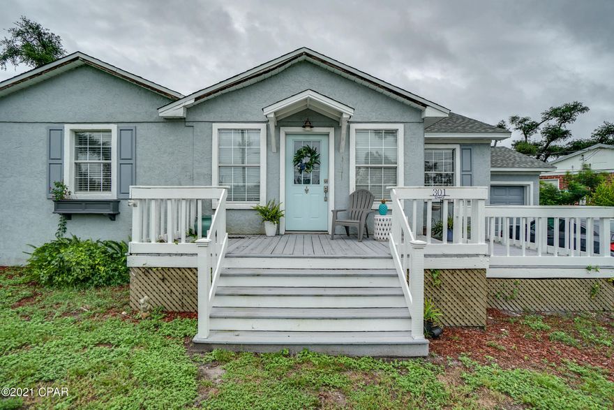Highest & Best due 12pm 6/28/21.



Charming Cove Cottage is now available at a phenomenal price! Be sure to take advantage of this super deal! Home features consist of 3 bedrooms, 2 full baths, original hardwood flooring, newer roof(2018), porch, patio, single car garage, alley access to the rear, stainless steel appliances, and many others!

This home was renovated in 2014. Hurricane Michael created some relatively minor damage to the home. Seller has had some items repaired/replaced, however there are a few repairs that remain and those items have been taken into consideration and reflected in the sale price. Remaining repair Items include,  vinyl soffit, 3 interior ceiling areas of sheetrock, one exterior door, a couple of areas of wood flooring and kitchen cabinet doors defacing.