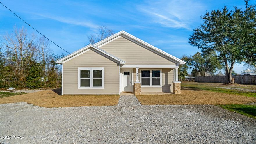 Welcome to a home that immediately feels solid, peaceful, and thoughtfully built. One of the biggest stand‑out features is its ICF construction. Instead of traditional wood framing, the walls are formed with insulated concrete, which creates a strong, quiet, energy‑efficient home that feels steady the moment you walk inside. It is the kind of construction people often do not realize they want until they experience it for themselves.
Natural light fills the open living area, giving the home a comfortable and easy flow. The kitchen and bathrooms feature granite countertops, and the entire home is finished with durable vinyl plank flooring that keeps everything feeling clean and cohesive. At the front of the home, a bedroom with its own half bath offers a great setup for guests or anyone who enjoys a little added privacy. The property sits on a generous lot with plenty of room to make it your own. Whether you want space for entertaining, extra parking, or future additions, there is room to grow. The backyard is fully fenced and beautifully finished with soft zoysia grass, making it ready for pets, gatherings, and quiet evenings outside. Being set back from the road adds a nice touch of privacy as well. There is new construction right next door, along with two additional newly built homes across the street. This is a home built for comfort, strength, and everyday ease. It is truly one worth seeing in person to appreciate how different it feels from the moment you walk through the door.