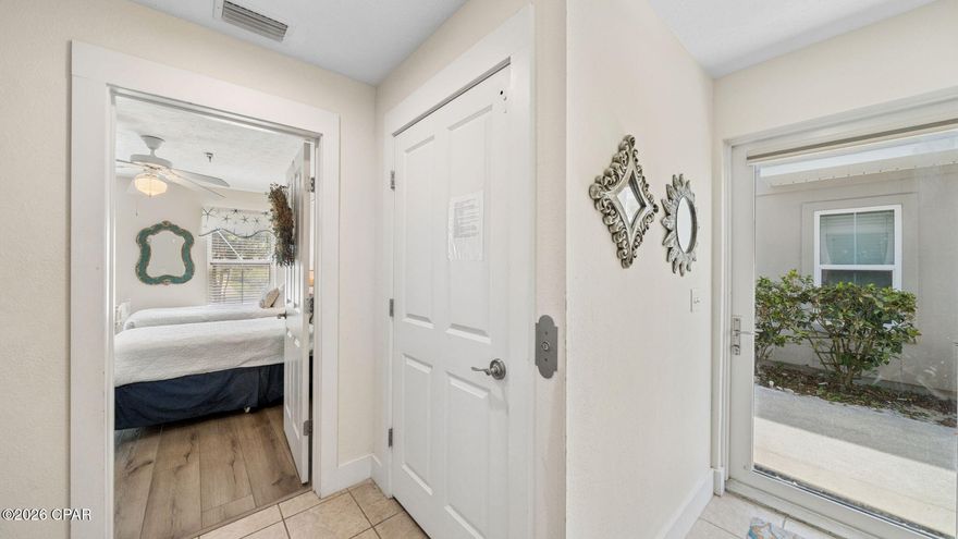 Gulf views, a private elevator, and prime West End location--this is the coastal lifestyle buyers are searching for. This is the ONLY unit currently for sale in this beautiful Casa Del Mar gated community!!  Enjoy the best of 30A without the premium price tag or restricted beach access, perfectly positioned in the gated Casa Del Mar community in Panama City Beach, directly across from two public beach access points for effortless days on the sugar-white sand and emerald waters.
This striking four-story residence delivers both luxury and income potential, featuring a private elevator and a spacious, thoughtfully designed layout with three bedrooms plus a large loft, comfortably accommodating up to nine guests. Offered fully furnished with high-end coastal décor, this turnkey property is ready to enjoy or generate rental income from day one.
Meticulously maintained with impressive upgrades, including a brand-new galvalume metal roof, fresh exterior waterproofing and paint with premium silicone coating, and updated flooring throughout. Additional updates include a new refrigerator, dishwasher, and select furnishings.
Experience a relaxed, low-density coastal setting just minutes from Publix, popular dining spots, and the upscale shops and restaurants at 30Avenue. Located less than 30 minutes from Northwest Florida Beaches International Airport, this property offers exceptional convenience, style, and investment appeal.
Gulf views. Turnkey. Prime location. Schedule your private showing today and ask about the video tour--opportunities like this don't last.
**Measurements are approx. and should be verified by Buyer**