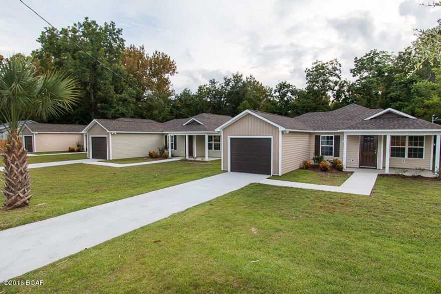 Seller has agreed to pay for $3,000 of your closing cost AND this home qualifies for 100% financing. What are you waiting for?! Your monthly payment on this NEW home will be less than you're paying for rent. Principal and interest being less than $750. VA loan ONLY $725 a month! Centrally located and less than 10 miles to Tyndall Air Force Base and just 1.5 miles to Panama City Mall. This home has a great floor plan giving it a very large feel inside. Each room is a good size with plenty of closet space as well. The kitchen, dining, and living area are all open to each other, which is perfect if you enjoy entertaining friends and family.