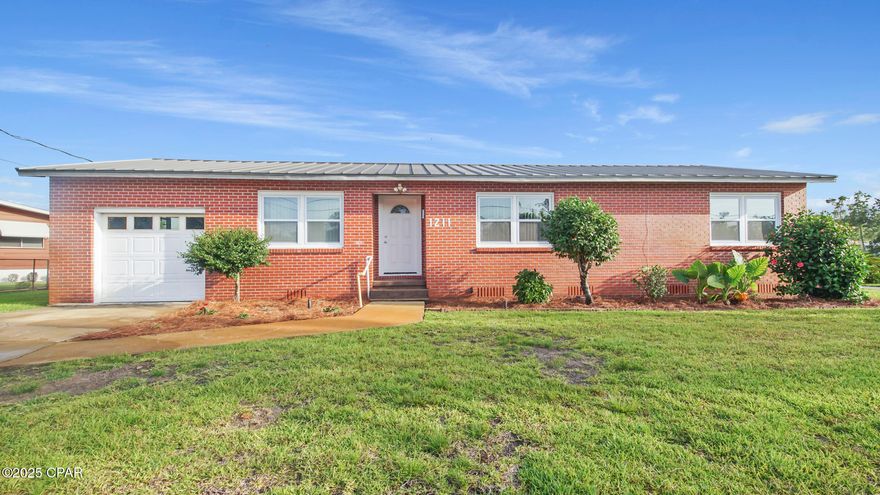 Available first week of August! Fantastic all brick home on a large corner lot in a quiet area of St Andrews, Panama City. Close to downtown and a short drive to shopping/dining. This home features refinished hardwood floors in the main areas, vinyl plank flooring in kitchen & baths, all closets are cedar lined and newer kitchen cabinets with granite counter tops. Washer/dryer included. The backyard is completely fenced with chain link and there is an over-sized covered patio and carport with separate driveway. This is a great space for a boat or RV. Rent includes lawn service and pest control. Pets 25lbs or under ok with owner approval and deposit.