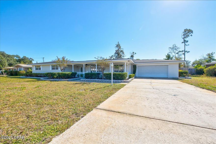This beautiful 4BR/3BA (+office) brick home has an abundance of space and sits on close to half of an acre in Kings Point. When you drive up to this charming home the first thing you will notice is the huge covered front patio perfect for rocking chairs. Upon entering the home you will be greeted with a nice size foyer and glass French doors leading to the office. When you get to the end of the foyer you will enter into a sitting area displaying a wood burning fireplace. The sitting area is open to the oversized living room and kitchen. The living room is bright and well lit with lots of windows for natural lighting. The kitchen features an impressive island, an oversized breakfast bar, granite countertops, and stainless steel appliance including.. a range, refrigerator, hood vent and microwave. Next to the kitchen you will find a formal dining room that features beautiful built-in cabinets for extra storage. The dining room connects to the office through a glass door. To your left in the foyer is a hallway leading to the bedrooms and bathrooms. Along the hallway you will find storage and two updated full sized spare bathrooms. The spare bedrooms are all well lit and decent size. At the end of the hall is the master bedroom suite. In the master bedroom you will find a large walk-in closet, the master bathroom, and double glass doors that lead to the backyard. The master bathroom has a huge walk-in shower featuring TWO shower heads. The bathroom also has a double sink vanity with granite countertop and an extra closet. All sizes, ages are approximate, please measure and/or verify if important.