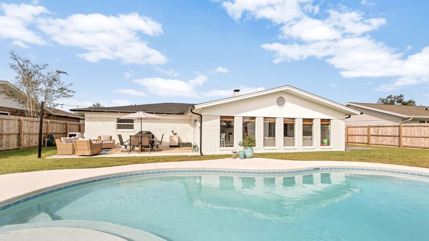 Beautiful home in centrally located Panama City. This 4bd/3bth all brick home with a POOL in this area is rare to find.  With more than 2,200 sq.ft of heated and cooled living space and a fantastic open floor plan, this beautiful home will seem larger than life the moment you walk inside. Updates to this home include the completely remodeled kitchen that will have you ready to move in the second you see it!

As well as remodeled bathrooms, new flooring, crown molding, and fresh paint just to name a few. New HVAC, pool, storm drainage systems, and so much more. These owners have taken great pride in their home and it is obvious as soon as you walk in! All sizes are approximate and should be verified.