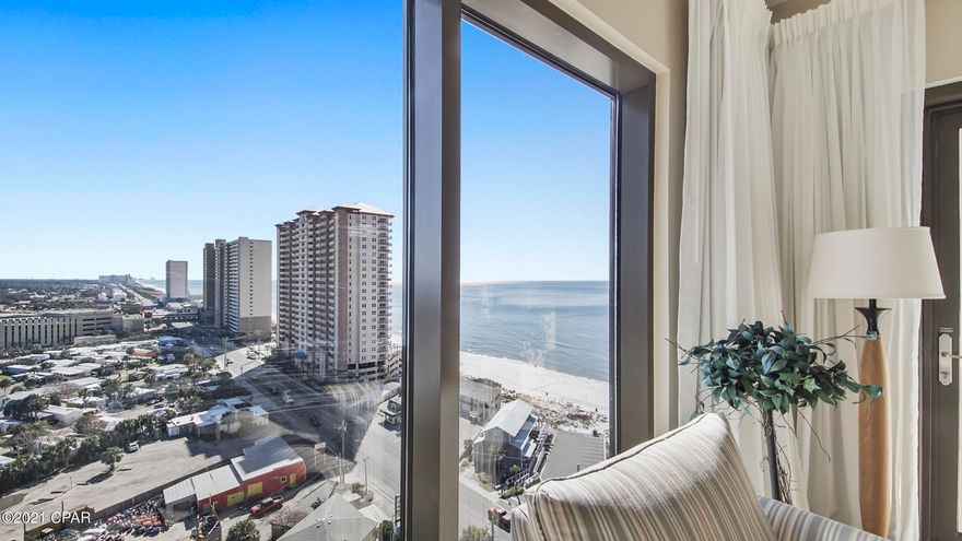 Fabulously well maintained one bedroom condo with private balcony located in the sleek Origin at Seahaven Resort! Origin is not like the others with it's striking exterior and heated/cooled interior hallways. No where else can you find such diverse open floor plans that you can live in year round! This modern 1 bedroom is bright and comes fully furnished and rental ready! Notice it comes with two queen sleeper-sofas sleeping six,, a huge kitchen with granite bar, new paint, new carpet in the master bedroom, and new patio furniture with views sure to make you smile! This condo floor plan is one of my favorites priced right with great rental returns. Origin's location is phenomenal just 1 mile to Pier Park and walking distance to restaurants, shops and the Gulf of Mexico!