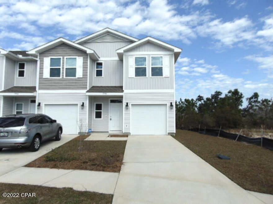 Sentinel Point! 3 bedroom 2.5 bath one car garage townhome.  This is a end unit townhome with community pool.										

This home features the Smart House System, tall ceilings, open living area,  large breakfast bar, stainless appliances, full size washer & dryer included in laundry closet.  Vinyl Plank Flooring throughout the downstairs and carpet on stairs, hall and bedrooms upstairs.										

Master bedroom has a walk in closet and master bath has a double vanity and a large shower only.  Lawn Service & Garbage Included by HOA!

PET NEGOTIABLE subject to approval!