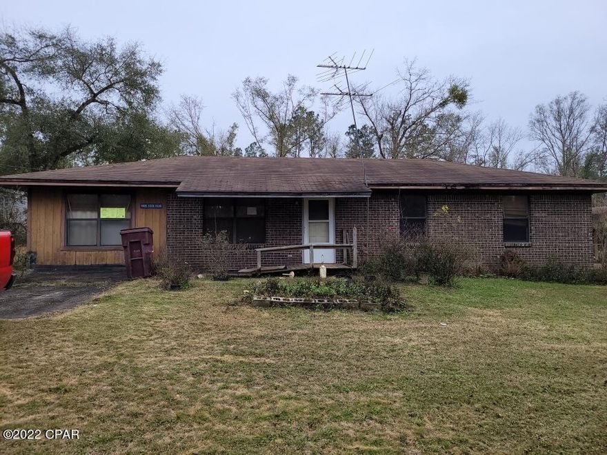 Looking for a home in Marianna to fit your Families Needs?? Look no further than this 3 Bedroom 1 1/2 Bath Brick home. Relax on the front  covered porch. Storage Building in the backyard. The garage has been converted to a den for added space. At this price this home will not last long so call today!!