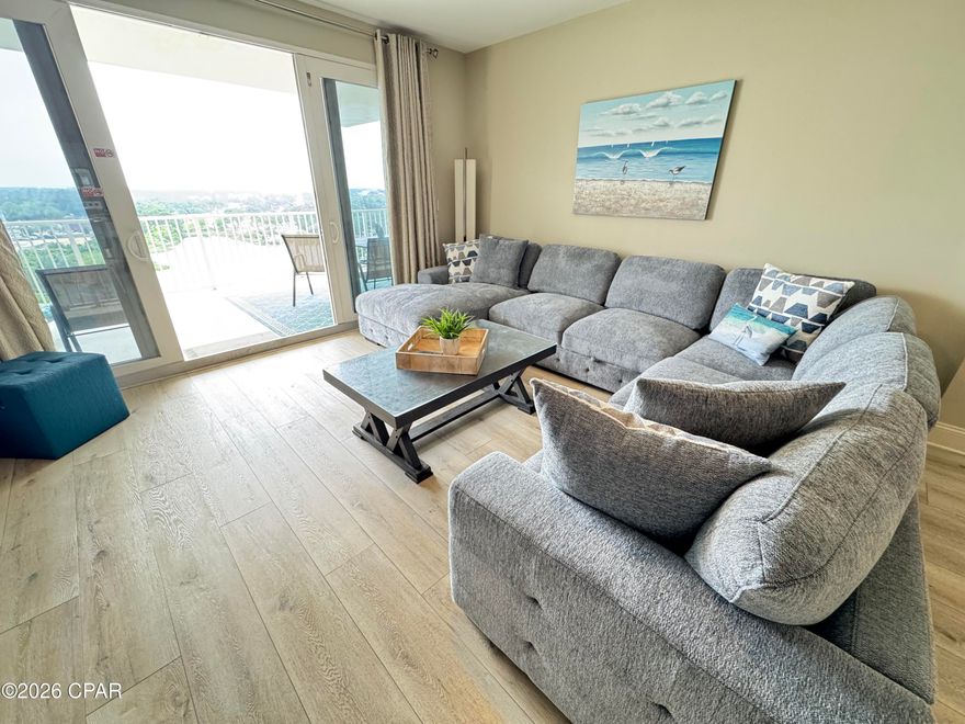 Welcome to Laketown Wharf 1233

Experience the pinnacle of modern coastal living in this fully renovated condo. Thoughtfully designed with brand-new flooring, freshly painted interiors, and updated lighting fixtures, this condo offers a clean, fresh, and sophisticated ambiance.

Boasting three king-size bedrooms, three full baths, and a sleeper sofa, this spacious condo comfortably accommodates up to 10 guests, making it perfect for family vacations or group getaways. The kitchen is equipped with a new refrigerator and stove, ready for you to prepare memorable meals, while all-new TVs throughout ensure entertainment is always within reach.

Whether you're relaxing after a day at the beach or hosting friends, this stylish retreat has everything you need for a perfect escape.

The Ultimate Turnkey Property

This condo is more than just a vacation retreat--it's a savvy investment opportunity. Located in the heart of Panama City Beach, Laketown Wharf Resort offers unparalleled amenities that attract guests year-round:

• Five sparkling pools and two hot tubs to unwind.
 • A fully equipped fitness center.
 • Private beach access and covered parking.
 • A dazzling nightly light show for a magical experience.
 • On-site dining with five restaurants, market shops, and a stylish poolside bar.
         .       810 Billiards & Bowling 

        Whether you're seeking a second home or a high-performing rental property, this condo is the perfect choice for comfort, convenience, and investment potential.

Come discover why Laketown Wharf 1233 is the ultimate destination for beachfront luxury!