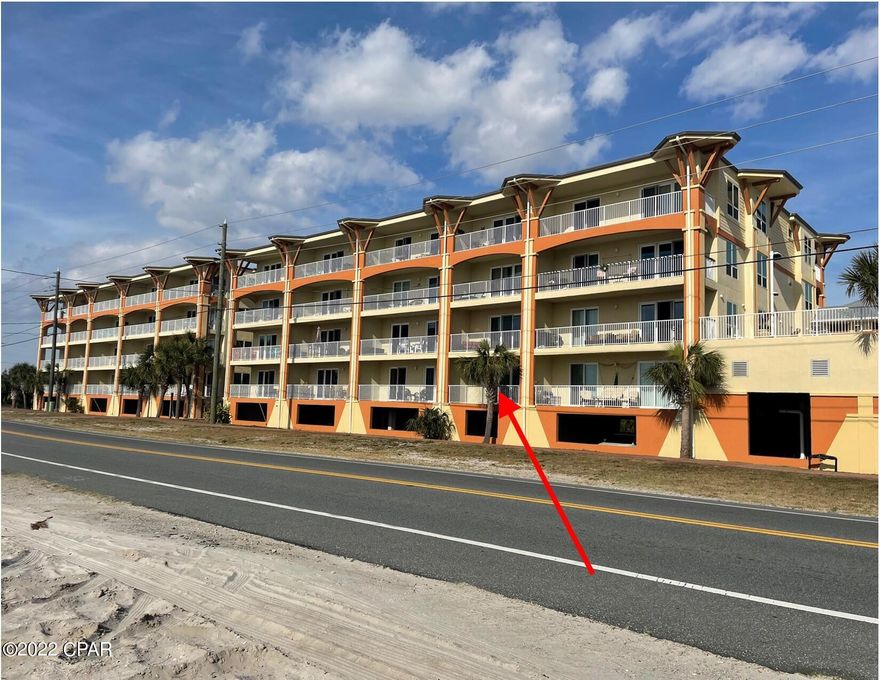 Great home in Mexico Beach, especially for the price point. Summerhouse is one of the premier condos in Mexico Beach and is steps to the beach access and has covered parking and a nice pool/hot tub with a Gulf view. This updated property is on the first floor and is freshly painted and shows well. Tile and LVP floors throughout, Quartz countertops, tiled showers, large gulf side deck. There is an area that many owners have turned into an office or bunks to add extra sleeping if desired. These make good 2nd homes and vacation rentals with a mix of full time residents. Sold unfurnished, dues are $1,467.88/quarter, and a virtual tour is available.