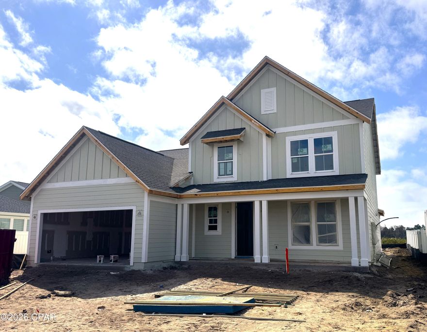 New construction by Fischer Homes in the beautiful Breakfast Point East community, featuring the stunning Charles design. This unique plan offers 3 bedrooms 2 full baths, and 1 half baths. The expansive family room is the perfect gathering space. Spacious open kitchen with a large island and walk-in pantry connects to the morning room, that walks out to the patio. The owner's suite is on its own level and features a spacious private bath and oversized walk-in closet. Included is a versatile recreation room that can be customized into a guest suite. The spacious 2-bay garage completes this exceptional home.